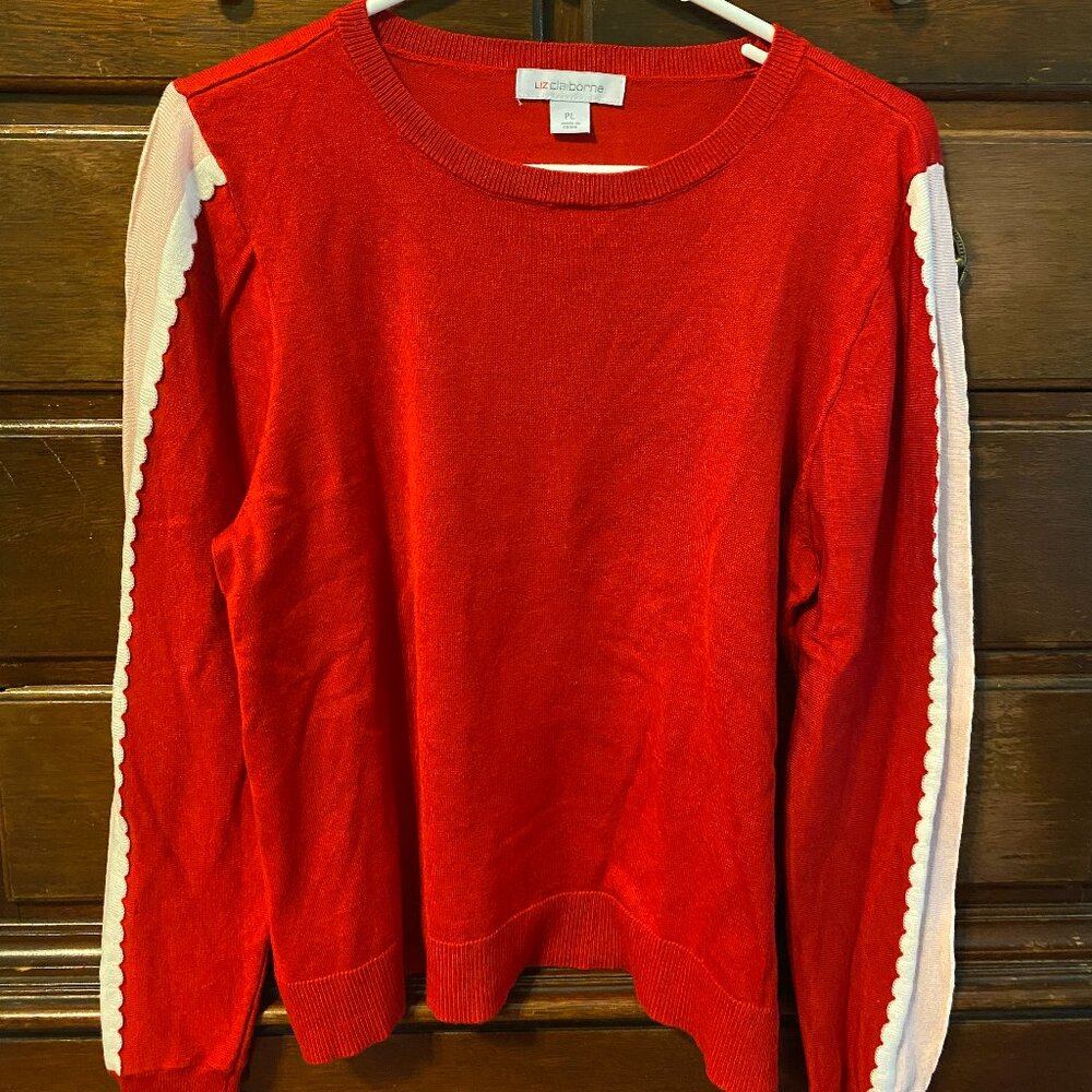 Liz Claiborne red sweater